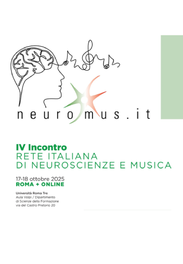IV Incontro - Rete Italiana di Neuroscience e Musica